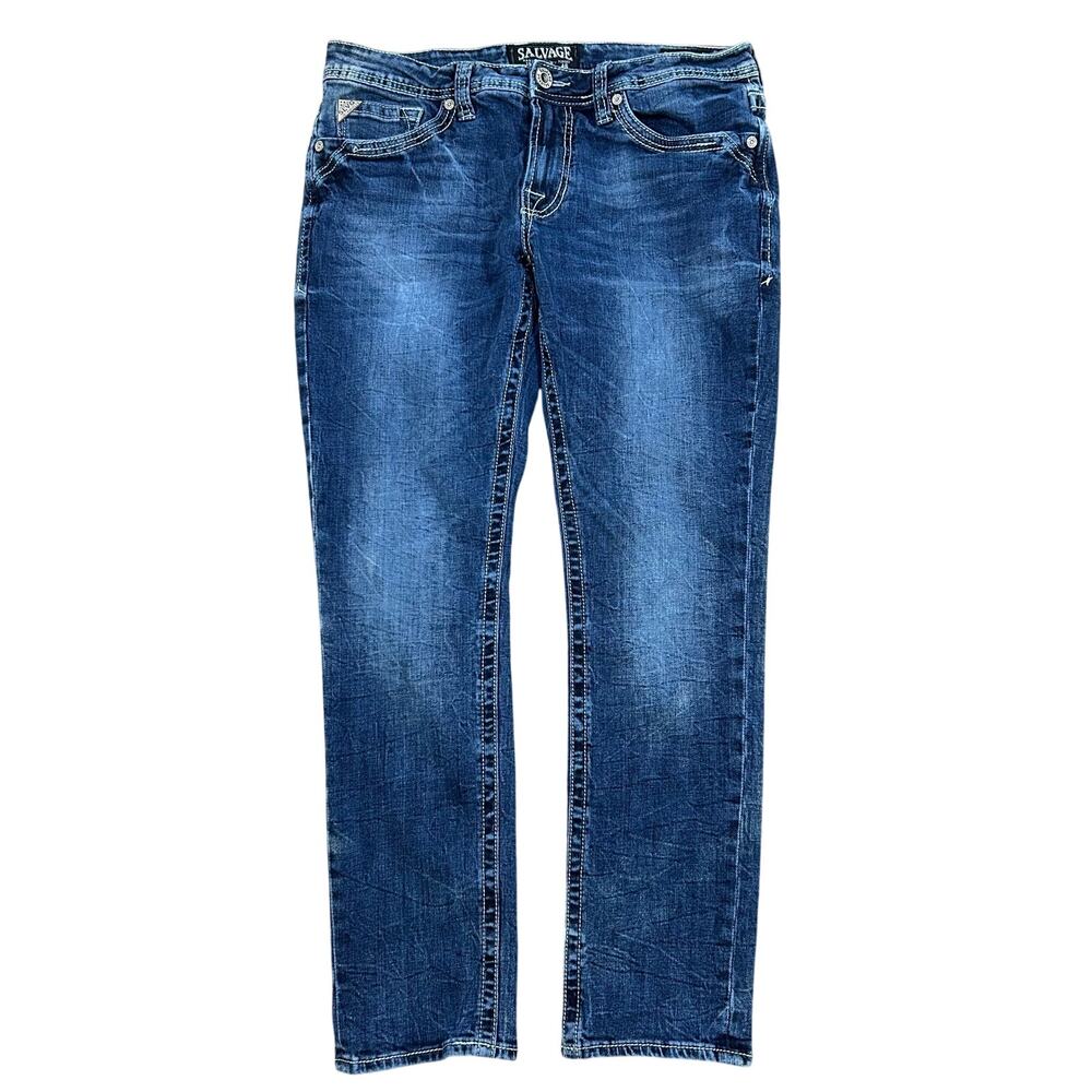 Buckle Salvage Jeans Men’s 33x30 Mayhem Skinny Denim Pants Regular Skinny